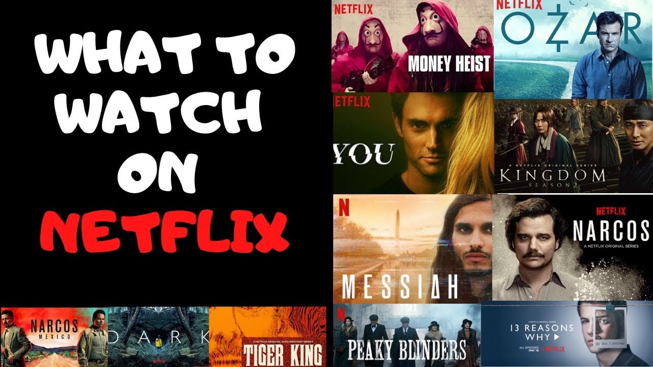 The top 10 web series on Netflix in the world